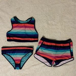 3 piece reversible swim set